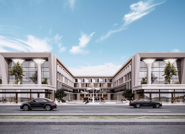 Modern commercial complex delivered